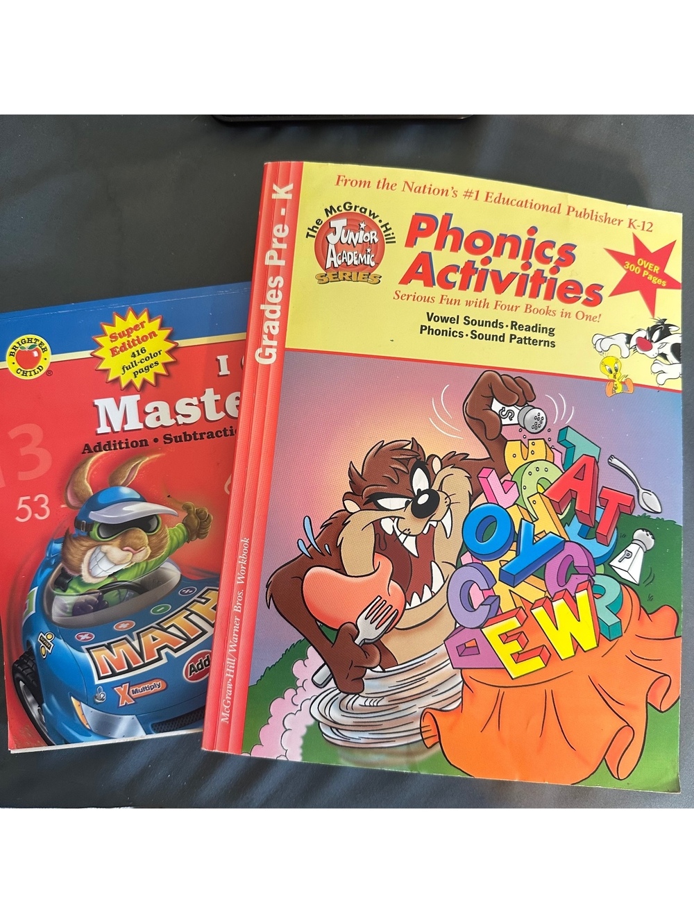 Children’s Education Book Set Phonics and Math